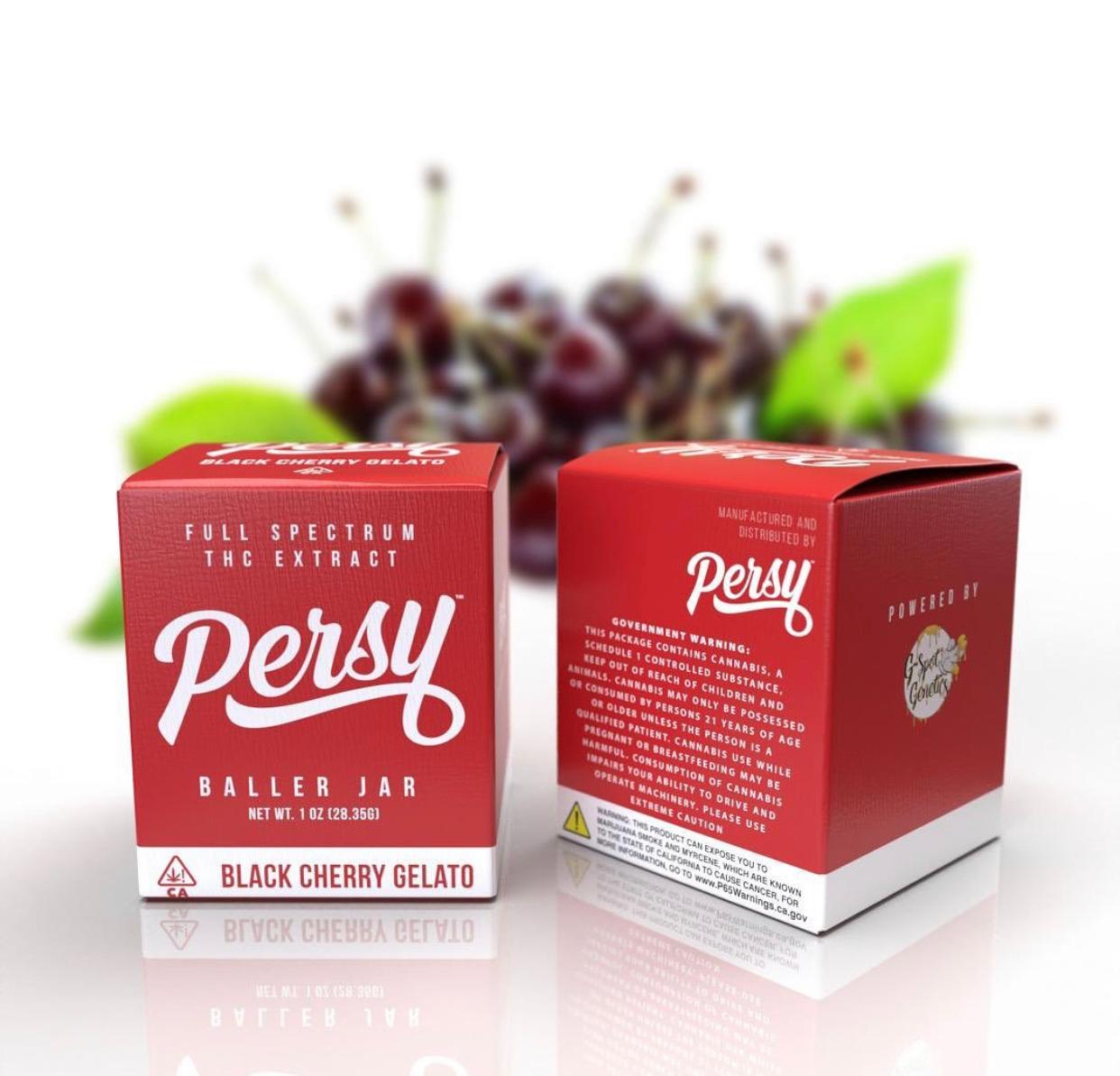 Persy diamonds black cherry gelato 3. 5g true og baller box