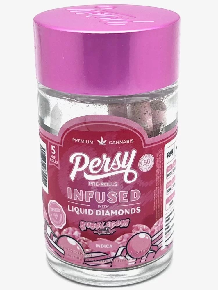 Bubblegum Persy Pre-Rolls Infused Liquid Diamonds