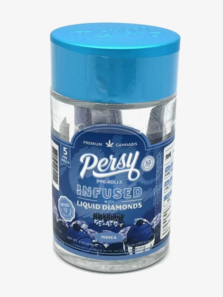 Blueberry Gelato Persy Pre-Rolls Infused Liquid Diamonds