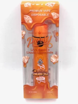 Orange creamsicle persy disposable 2g live resin liquid diamonds