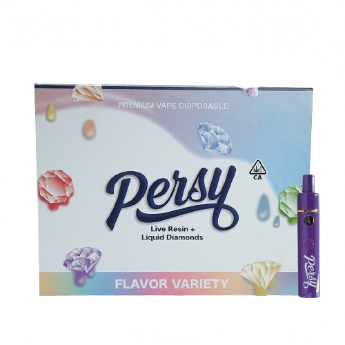 Persy disposable 2g live resin liquid diamonds 100 pack variety flavors