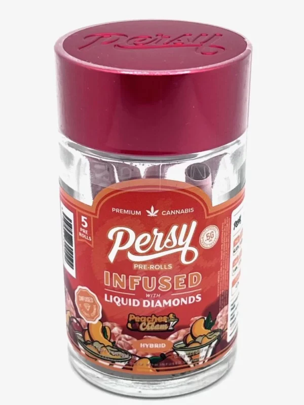 Peaches and Cream Persy Pre-Rolls Infused Liquid Diamonds