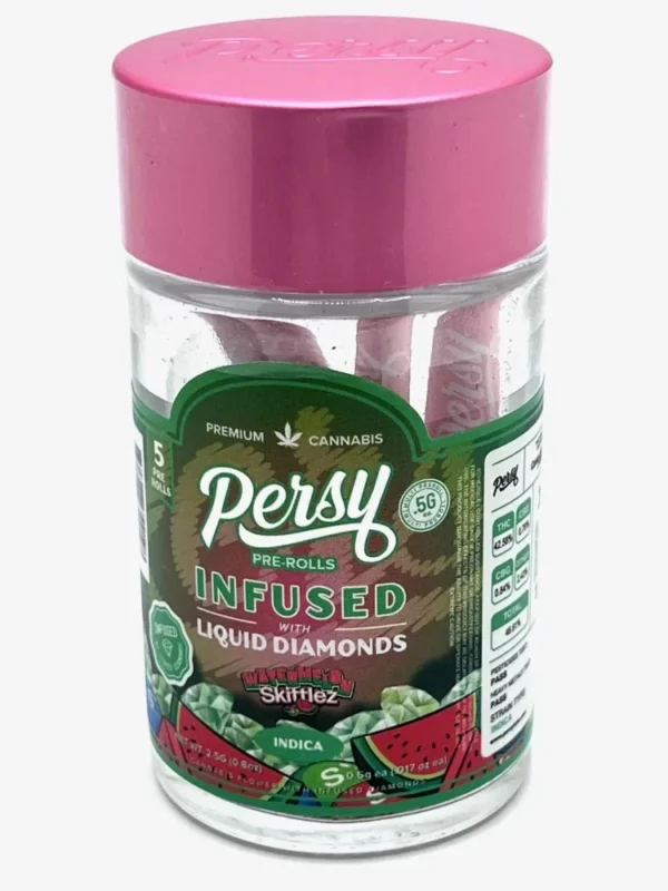 Watermelon Skittlez Persy Pre-Rolls Infused Liquid Diamonds