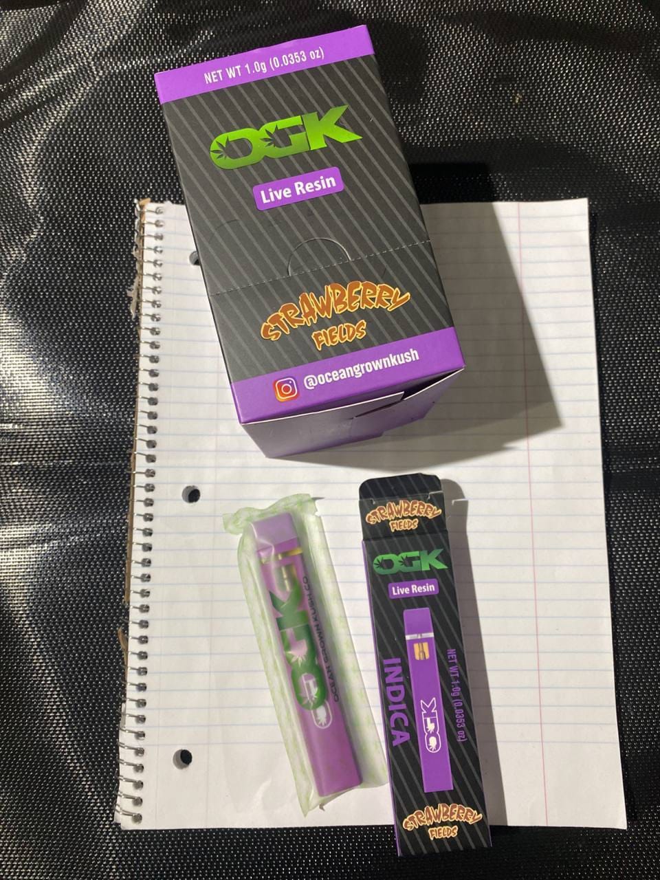 Ogk disposable vape 1g